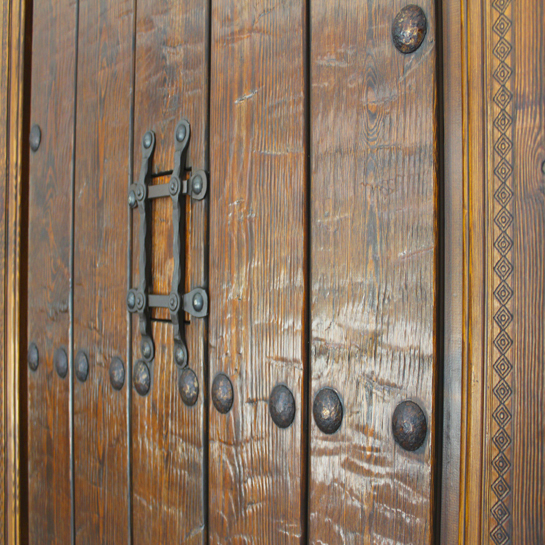 Detalle puerta artesanal Extremadura