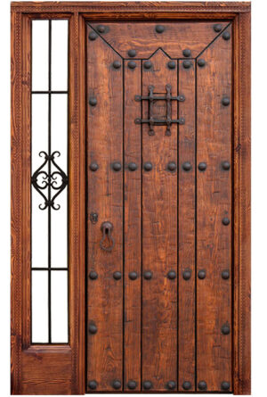 Puerta Artesanal Aragón y un fijo