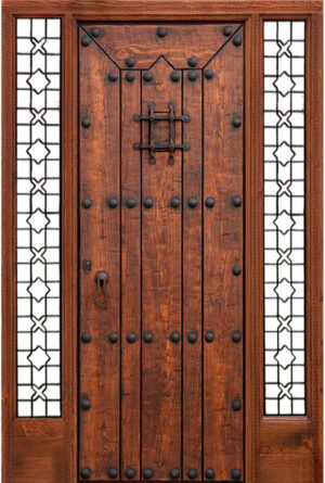 Handcrafted Aragón Door with Double Side Panels