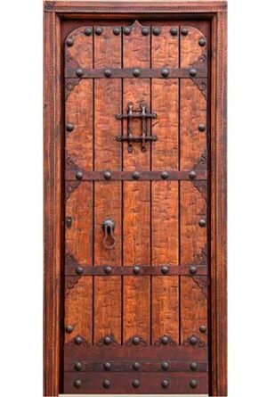 Puerta artesnal entreda forja